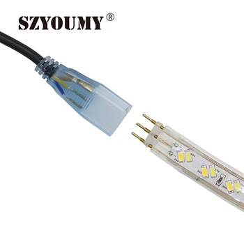 SZYOUMY 5730 120leds/m 220V LED Pásy CCT Cool White&Teplá Biela Dvojitá Biela Také Flexibilné Pásky Svetlo+Stmievateľné Radič