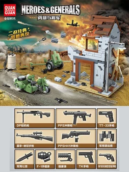 371pcs WW2 Nádrž Série Bitky o Stalingrad Stavebné Bloky Model Tehly WW2 Vojenských nemeckých Sovietskej Armády Údaje Hračky
