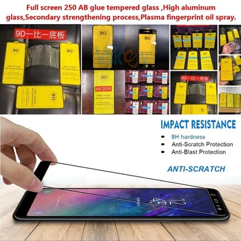 VSKEY 10pcs 2.5 D Plný Lepidlo, Tvrdené Sklo na Samsung Galaxy A11 A41 A51 A71 A81 A91 S10 Lite Úplné Pokrytie Screen Protector Film