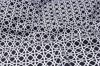 1 meter bavlnenej tkaniny špeciálne geometrické tlač ručné DIY odev handričkou T559