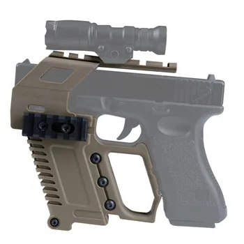 Taktické Pištole Glock Železničnej Base Zaťaženie Systému Pištole Karabína Auta Rýchle Obnovenie Glock Mount Pre Glock Série G17 18 19