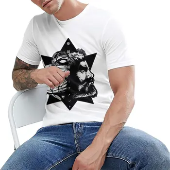 Muž Bavlna Kengan Ashur Kanoh Agit Kuroki Gensai T-shirt Pre Mužov Grafika S-6XL Veľkými rozmermi, O-krku Camiseta