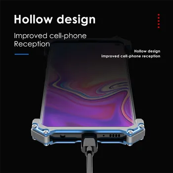 R-Len Jednoduché Kovové Dropproof puzdro pre Samsung Galaxy s rezacím zariadením S10 S10 Plus S10 e Hliníkové Vojenské Pevné Ochranné Telefón Shell Coque