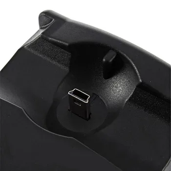 2v1 USB Dual Double Nabíjacej Stanice, Nabíjací Stojan Dock pre PS3 Move Controller Hot