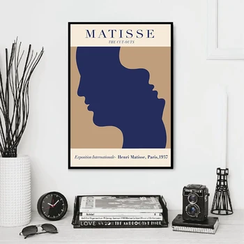 Henri Matisse Wall Art Plagáty a Vytlačí Plátno na Maľovanie Abstraktné Línie Obrázky Pre Obývacia Izba Moderný Dekor