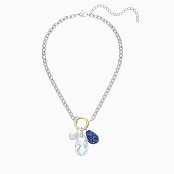 2020 Módne SWA Nové PRVKY Náhrdelník Nádherné Kvapka Vody Dekorácie Crystal Pearl Žena Populárne Romantické Šperky Darček