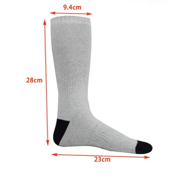 Zimné Vykurovanie Elektrické Ponožky USB Nabíjateľné Nastaviteľná Teplota Teplej Vyhrievané Ponožky Nohy Teplejšie Unisex Tepelnej Ponožky#T