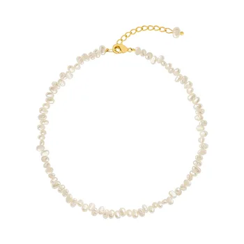 Nové Čerstvej Vody Perlový Náhrdelník a Náramok Set Šperkov Dubaj Svadobné Šperky Nastaviť Jedinečné Party Šperky Kvality Náhrdelník pre Ženy