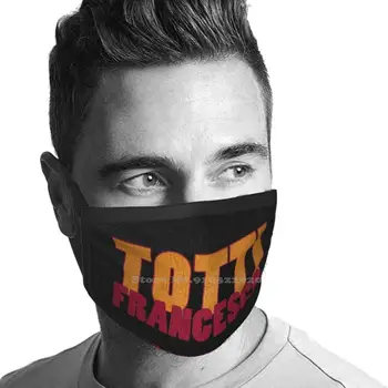 Totti Osn Capitano Ultras Futbal Calcio Futbalová Legenda Teplejšie Priedušná Pleťové Masky Rómov Totti Osn Capitano Capitano