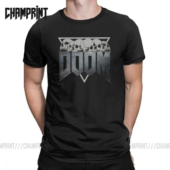 Pánske T-Shirt Doom Večný Bavlna Tee Tričko Krátky Rukáv Hra Conan Barbar Thulsa Kult Hada Tričko Oblečenie Tlačené