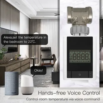 Tuya ZigBee 3.0 Smart Termostatické Radiátorové Ventil Domov Termostat Ohrievača TRV 2MQTT Nastavenie Alexa domovská stránka Google Inteligentný Život