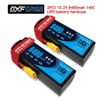 DXF Kvalitné RC Lipo Batérie 4S 15.2 V 8400mah 140C-HV Max 280C pre HardCase Lítium-Polymérová pre RC Auta Loď Drone Robot FPV