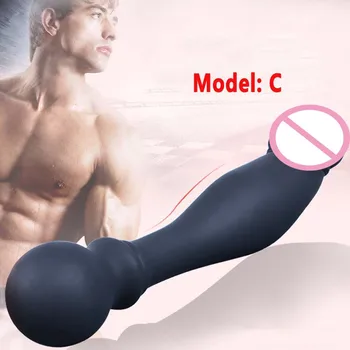 Nový 3 štýl čierny silikónový análny korálky zadok plug dildo dvojité skončil análny zástrčky buttplug erotické hračky gay sex produkty pre ženy