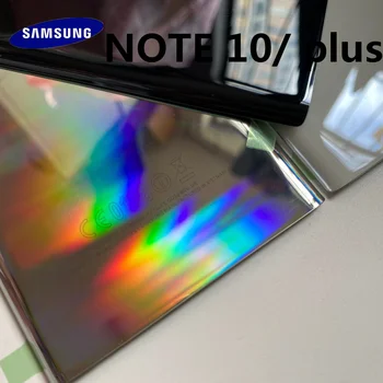 Pôvodné Samsung Galaxy NOTE 10 N970 Plus N975 Batérie Zadný Kryt Dvere Bývanie Náhradné Opravy Dielov + Ucho Sklo Objektívu Fotoaparátu