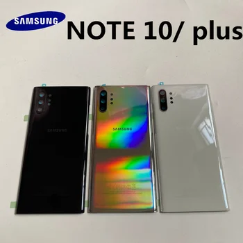 Pôvodné Samsung Galaxy NOTE 10 N970 Plus N975 Batérie Zadný Kryt Dvere Bývanie Náhradné Opravy Dielov + Ucho Sklo Objektívu Fotoaparátu