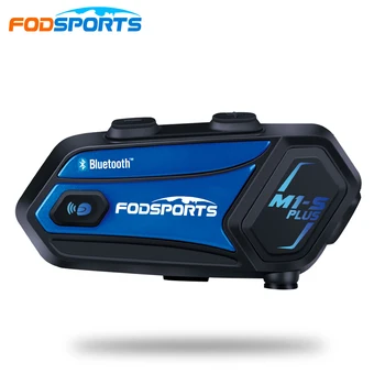 Fodsports M1-s PLUS Motocyklové Prilby Intercom Bluetooth Headset intercomunicador moto FM Rádio, MP3 8 Jazdcov 1000M