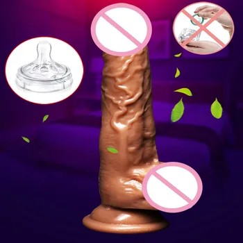 Nové Ženské Masturbator Silikónové Dildo Automatické Teleskopické Kúrenie Obrovský Penis G-spot Análny Masáž Plug Vibrátor Intimity Tovaru