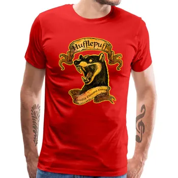 Muži T-shirts Hufflepuff Faddish Amicitia Concero Omnis Tlač Topy Tees Crewneck Otec Deň Dar Bavlna Krátky Rukáv T Shirt 666