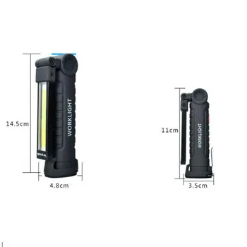 Vysoký výkon LED Pracovné Svetlo KLASU Baterka Pochodeň USB Nabíjateľné Prenosné Magnetické lanterna Závesné Svietidlo Pre Outdoor Camping auto