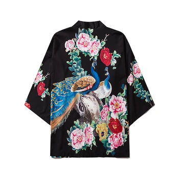 20 Štýl 2020 Nové Harajuku Kimono Cosplay Japonskej Módy Mužov a Žien Cardigan, Blúzky, Top Haori Obi Ázijské Oblečenie Samuraj