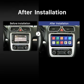Seicane 2Din Autoradio Android 10.0 Pre VW/Volkswagen/Golf/Polo/Tiguan/Passat/b7/b6/leon/Skoda/Octavia autorádia GPS rádio coche
