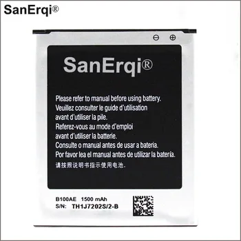 SanErqi 1500mah B100AE Náhradné Batérie Pre Samsung GT-S7898 GT-S7270 Galaxy Ace 3 3G GT-S7272 Batérie
