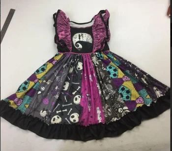 Letný predaj black lion roztomilý dievča šaty osobnosti nadrozmerné rotujúce šaty