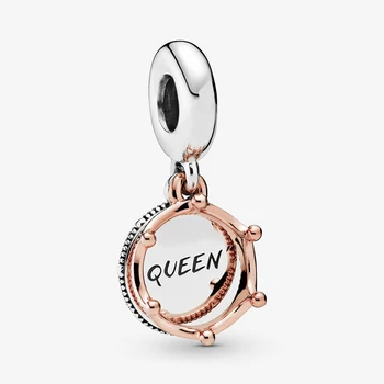 Nové 925 Sterling Silver Panovačný Kráľovná Prívesok Charm Fit Pôvodné Pandora Náramok Šperky Darček