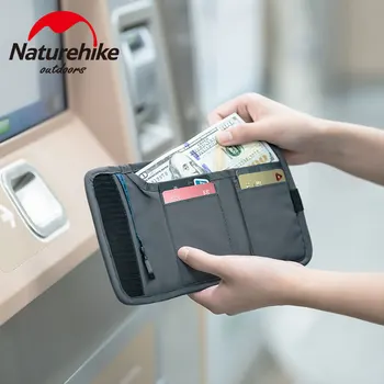 Naturehike RFID blokovanie peňaženky anti theft cestovné peňaženky hotovosť, kreditná karta skladovanie taška puzdro muži ženy