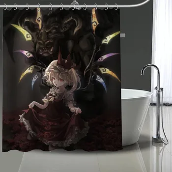 Anime Vlastné Nepremokavé Sprchové Závesy Touhou Opony Kúpeľňa Nepremokavé Polyesterové Závesy Pre Kúpeľňa S Hákom