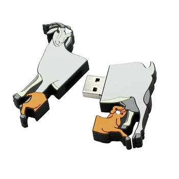 Hot Predaj Cartoon Antilopy Ovce USB Flash Disk Koza Pero Disk 4GB 8G 16GB 32GB Flash Memory Stick Skladovanie Mini U diskov Pero Jednotky