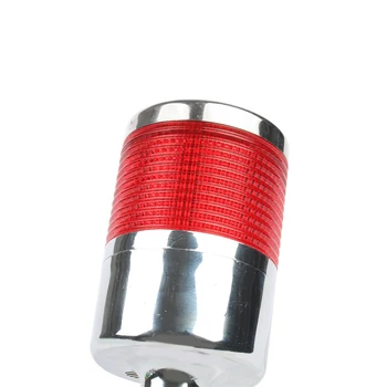 1 vrstva striebra Otočná 180 Zásobník svetlo Červená upozorniť ľahkého priemyslu pre CNC stroj Trvalý flash light, LED DC24V 12V AC220V 110V