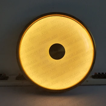 Sklenené tienidlo Kolo LED Stropné svietidlo Obývacia Izba, Spálňa Osvetlenie Zlato Moderné lampy Spálňa Reštaurácia Uličkou Koridoru lampa