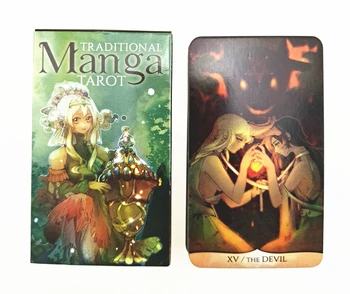 2021 Nové Tradičné Manga, Tarot karty, poradenstvo -veštenie osudu oracle Na Herbcrafters tarot paluba dosková hra 78 kariet/sady