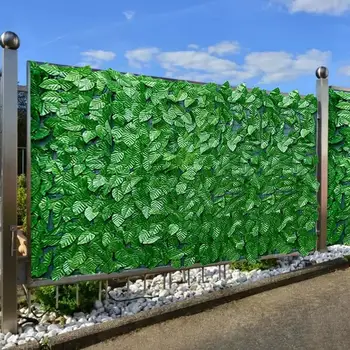 Umelé Leaf Ochrany Osobných Údajov Plot Roll Steny Záhradný Plot, Súkromie Plot Obrazovky Outdoor Záhrada Dvore Balkón Ploty
