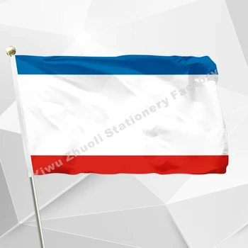 Ukrajina Krym Vlajka 150X90cm (3x5FT) 115g 100D Polyester Doprava Zadarmo Ukrajina Štáty Vlajka