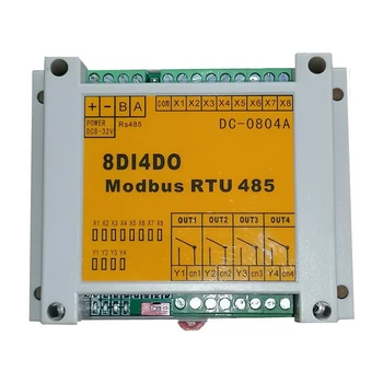 8 vstup 4 výstup switch modul IO 485 IO modul štandardný protokol Modbus RTU