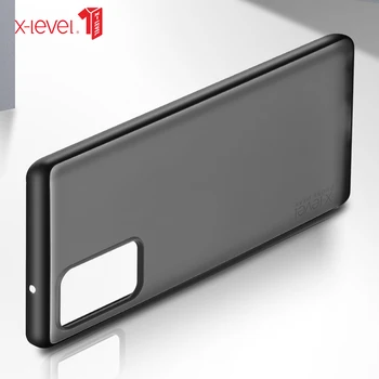 X-Úroveň Transparentné puzdro Pre Samsung Poznámku 20/ Note20 Ultra Ťažké PC Mäkké Silikónové Okraji Zadný Kryt Telefónu Galaxy Poznámka 20 Prípade
