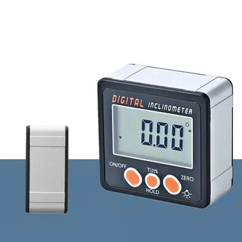 Magnetické Digitálne Inclinometer Úrovni Poľa Uhol Rozchod Finder Uhlomeru Základne Meracie Prístroje elektronické inclinometer
