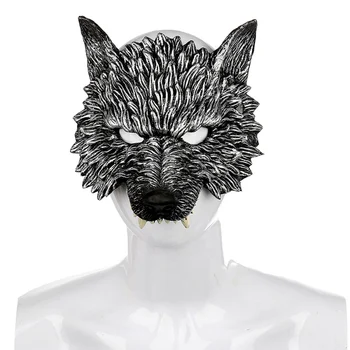 Halloween 3D Vlk Maska Strany Masky Cosplay Horor Vlk Masque Halloween Party Dekorácie, Doplnky