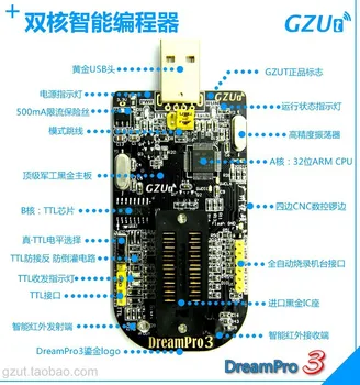 DreamPro3 DreamPro2 kópiu Offline BIOS základnej dosky SPI FLASH 25 USB programátor spisovateľ + Adaptér 150mil a 209mil