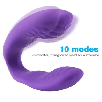 Čierny Vlk Nepremokavé U Typu 10 Rýchlosť Vibrátor Pre Ženy, USB, G Mieste Stimulovať Vibrátory pre Dospelých sexuálnu Hračku pre Pár Sex Produkt