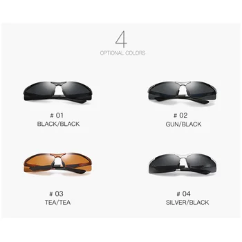 2020 Mužov hliníka, horčíka polarizované slnečné okuliare, športové štýl okuliare pre mužov čelné sklo s UV400
