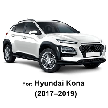 Pre Hyundai Kona Encino Kauai 2017 2018 2019 Chrome Volant Prepnúť Tlačidlo Panel Kryt Rámu Orezania Rám Liatie Dekorácie