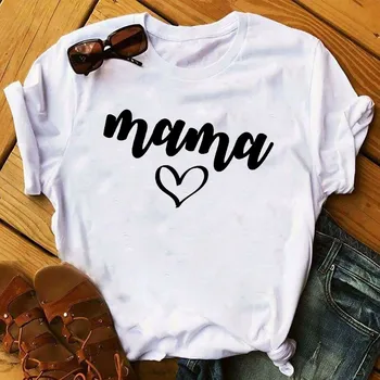 Ženy 2020 Mama Písmená Darček Fashion Mama Mária, Matka Deň Dámy Grafické Žena Dámske Tričko T-Shirt Top Tričko T-shirts
