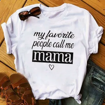 Ženy 2020 Mama Písmená Darček Fashion Mama Mária, Matka Deň Dámy Grafické Žena Dámske Tričko T-Shirt Top Tričko T-shirts
