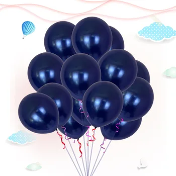 Svietiace Modrým Latexové Balóny 100ks/vrecko 12 palcový Gem Modré Balóniky Svadby, Narodeniny, Party Dekorácie Valentína Baby Sprcha