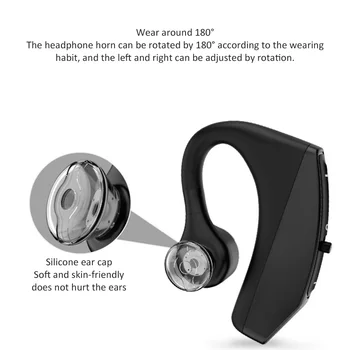 V12 Business Bluetooth Headset Bezdrôtové Handsfree Office Bluetooth Slúchadlá Slúchadlá s Mikrofónom Ovládanie Hlasom Potlačením Hluku