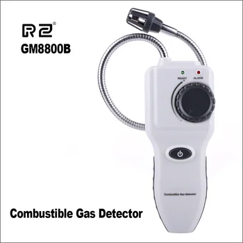 RZ Gas Analyzer Horľavý Plyn Ručný Detektor Horľavých Profesionálne Vhodné Úniku Plynu Tester Plyn Určiť Tester GM8800B