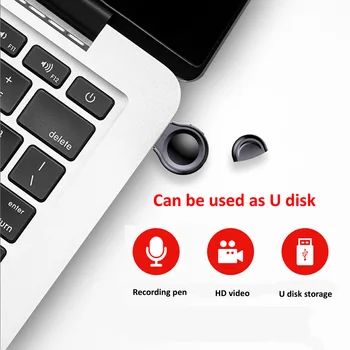 Nový USB U diskov Prenosný mini kompaktná 12MPX Videokamery HD 1080P Fotoaparát Hlas, Video Nahrávač, nahrávanie, slučka